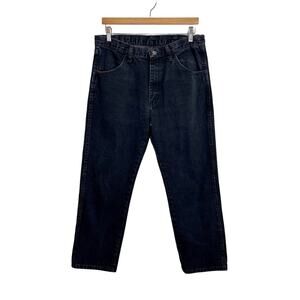 Vintage 90s Men's Black Rustler Jeans 31" Waist Straight Leg